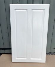 KITCHEN DOOR - DOUBLE PANEL WHITE WOODGRAIN EFFECT DOOR 450x 720mm  STOCK# SK293