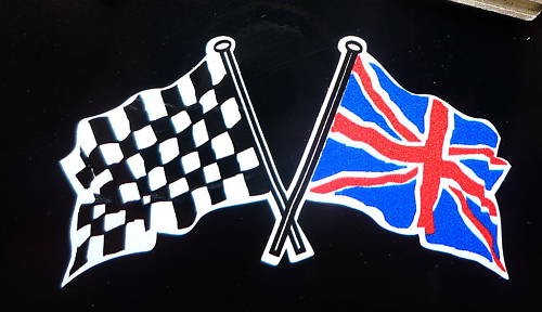 Crossed union jack chequered - union,