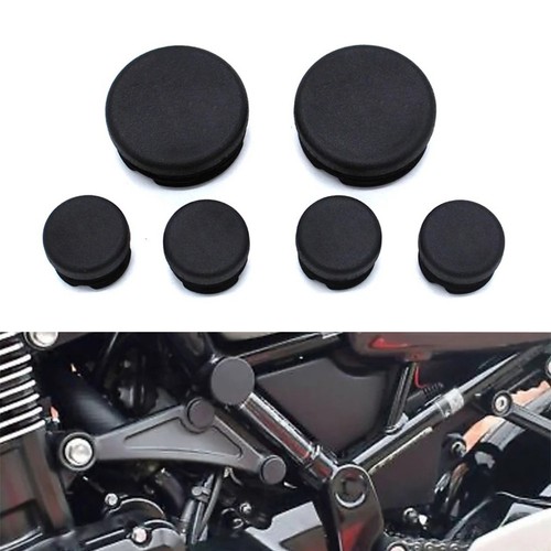 Motorcycle frame hole cover - frame,
