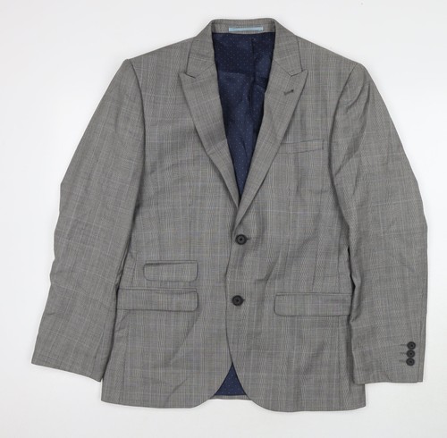 Next mens grey - wool, jacket