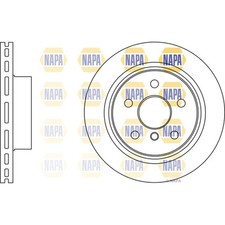 2x Brake Discs Vented For BMW 1 Series F21 118i NAPA Front 34116792215
