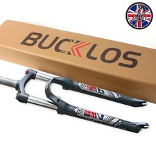 BUCKLOS 26" Cycling MTB Suspension Bike Fork 100mm Disc Brake 1-1/8" Forks 9mm