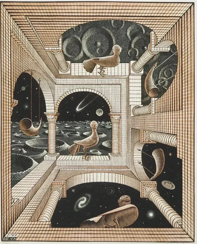 Escher metaphysics - m.c., escher:
