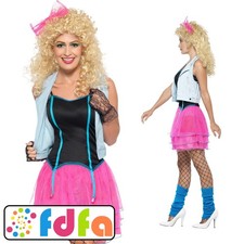Smiffys 1980's 80s Neon Wild