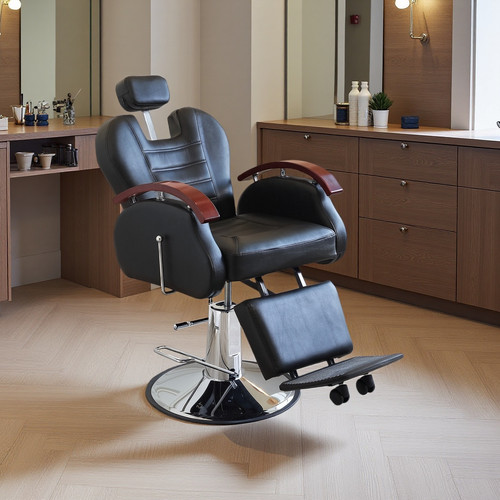 Reclining barber chair salon - reclining,