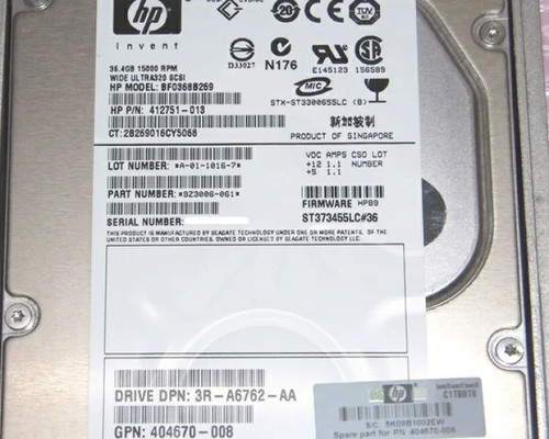 36gb 15k rpm - hp, scsi