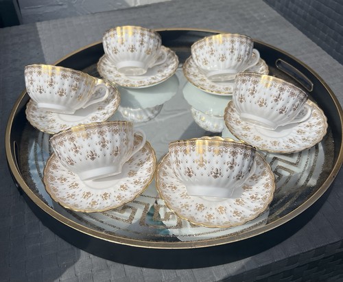 Vintage spode fleur lys tea - fleur,