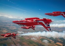 Red Arrows Stunning Colour