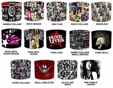 Handmade Punk Rock Bands Ceiling Lampshade Table Lamp shades Pendant lampshades