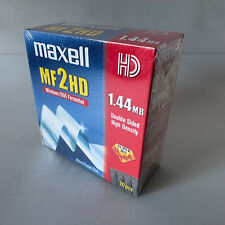 10x MAXELL Floppy Disk MF2HD