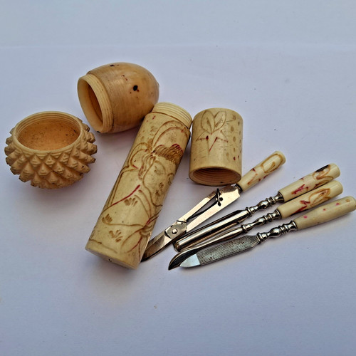 Coquilla acorn box - coquilla, &