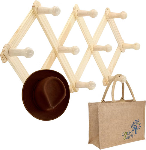 Peg wooden hanger expandable - peg,