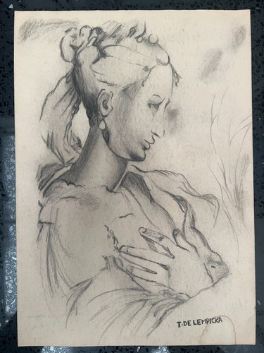 Tamara lempicka drawing on - de,