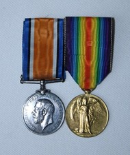 WW1 War & Victory Medal Pair