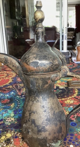 Antique turkish coffee pot - turkish,