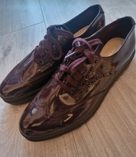 Ladies Zara Platform Patent
