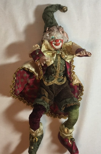 Jester clown doll - jester,