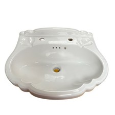 Qualitas Qualcast Versailles Pedestal Basin 2TH