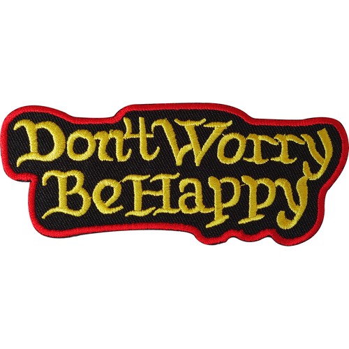 Don worry happy iron on - be,