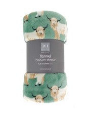 Printed Flannel Blanket /