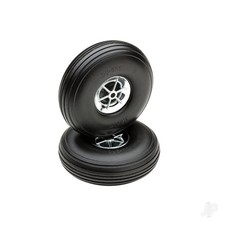 3in Diameter Chrome Treaded