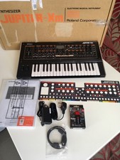 Roland Jupiter-Xm 37-Key Synthesizer + Jupiter 8 Overlay + Roland WC-1 Adapter