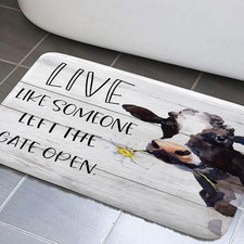 Cow Bath Rugs Mat, Cute
