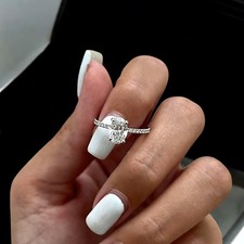 Luxury Oval Diamond Ring Lab