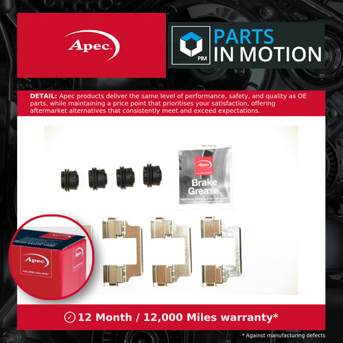 Brake pad fitting kit fits - kit,