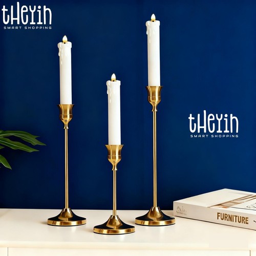Pcs brass iron candle - brass, holder