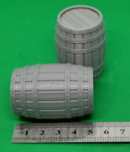 16mm wooden barrels - 16mm, garden