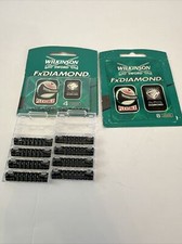 12 Wilkinson FX Diamond Razor Blade Cartridge Refill Fit Schick Tracer