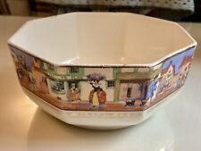 Vintage Octagonal Crown Ducal "Cries Of London "Fruit/Serving Bowl 1930