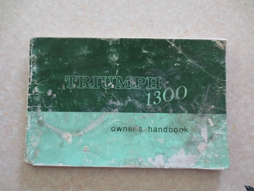 Original triumph 1300 - triumph, and