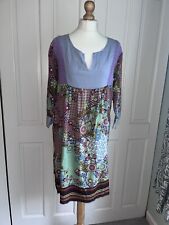 PHOOL BATIK STYLE PRINT DRESS HIPPY BOHO TUNIC / KAFTAN
