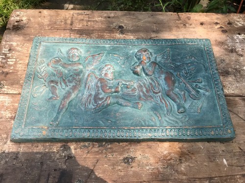 Vintage stunning wall tile art - vintage,