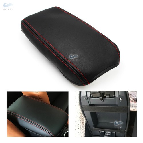 Leather center console armrest - leather,