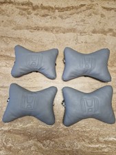 Honda Headrest Neck Pillow Leather Grey