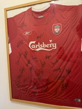 Liverpool FC 2005 Champions League Istanbul Signed Shirt
