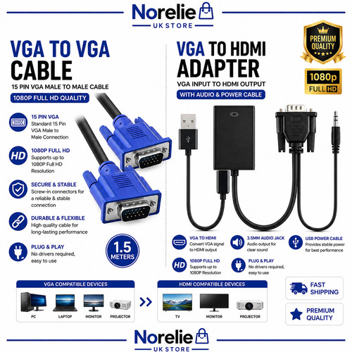 Vga input hdmi output - vga, to