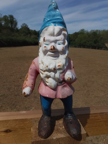 Antique painted cast iron - antique,