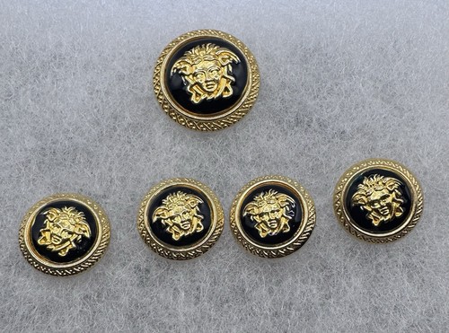 Vintage versace medusa buttons - vintage,