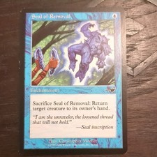 Seal of Removal MTG - Common Blue Enchantment - Magic The Gathering