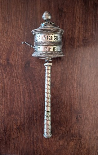 Antique tibetan prayer wheel - antique,