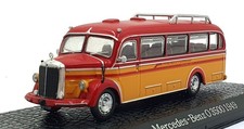 Atlas Editions 1/72 Scale 7 163 136 - 1949 Mercedes-Benz O 3500 - Red/Orange