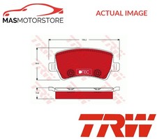 BRAKE PADS SET BRAKING PAD TRW