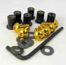 Yamaha FZR250R 1989-1994 Gold Aluminium 6 Bolt Screen Kit