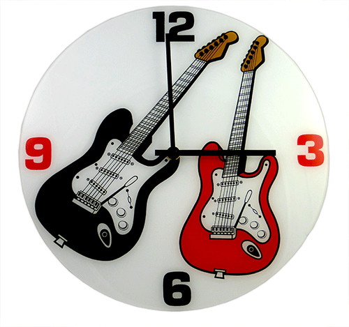 Electric guitar wall clock - electric,