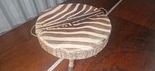 zebra drum coffee table used (