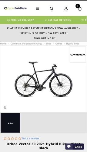 Orbea vector 2021 hybrid - vector,